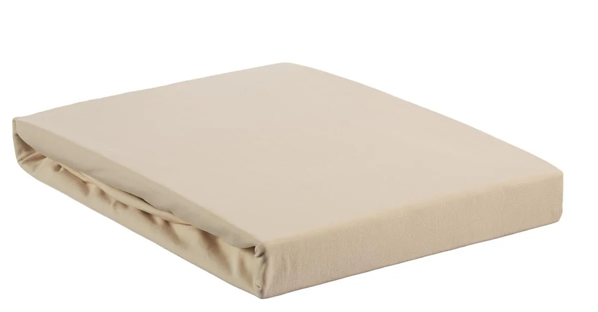 Beddinghouse Jersey Stretch laken 160x200 naturel