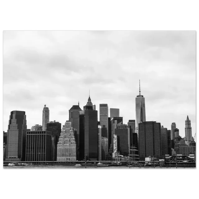 Hellstrøm Barcode NYC kunsttrykk 70x50 cm halvblank