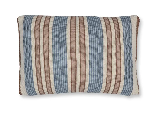 Pip Studio Bonsoir Combistripe pyntepute 40x60 cm blå stripet