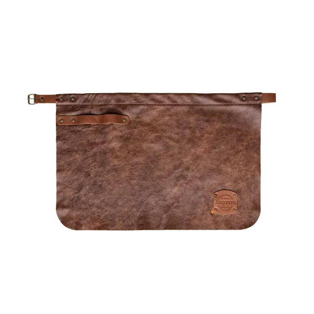 Xapron Atlanta midjeforkle i skinn 60x40 cm