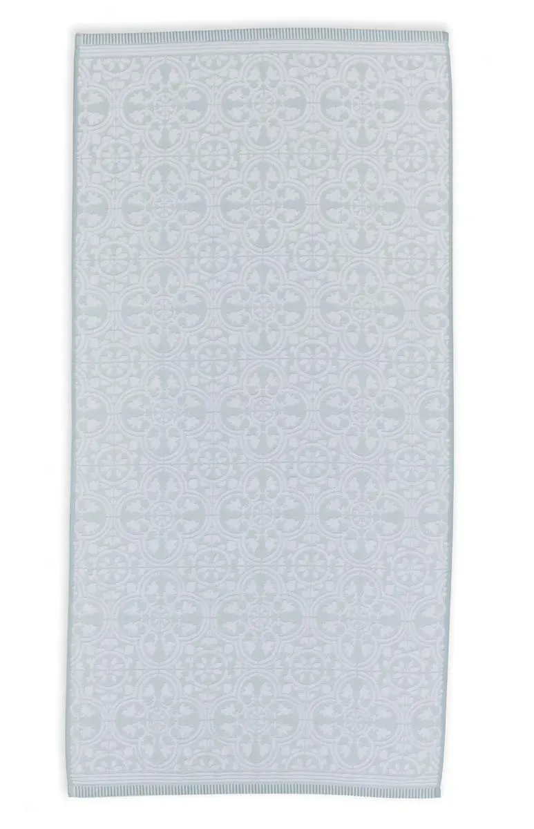 Pip Studio Tile de Pip badehåndkle lyseblått 70x140 bomull