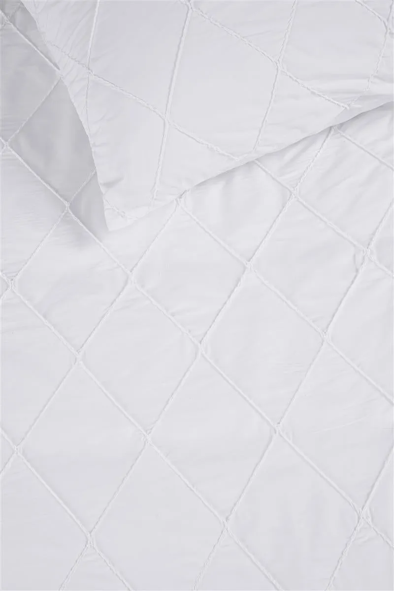 Riviera Maison Elegance putevar 60x70 hvit bomull
