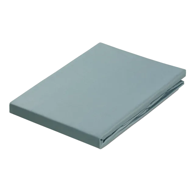 Vandyck Sateng strekklaken pearl blue 90x200 – bomull