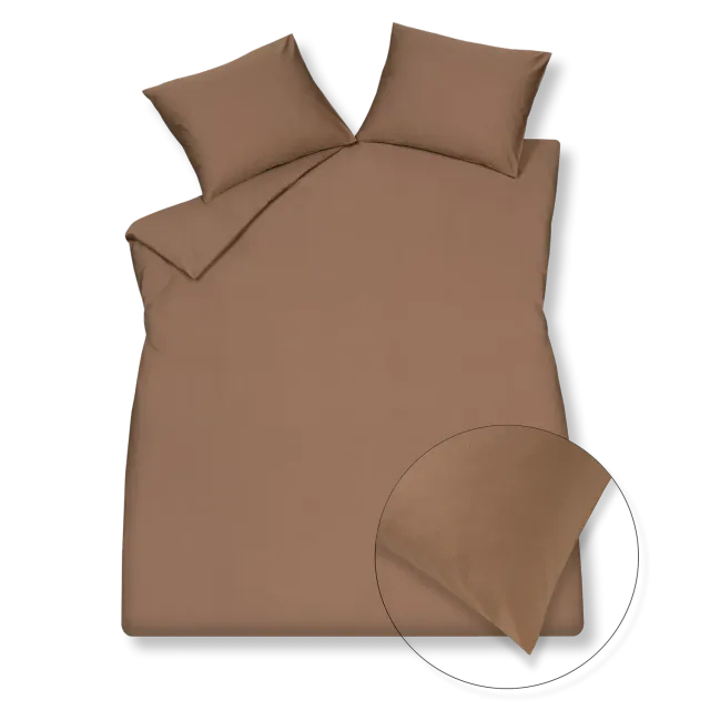 Vandyck Home 90 dynetrekksett brownie 140x200 bomull