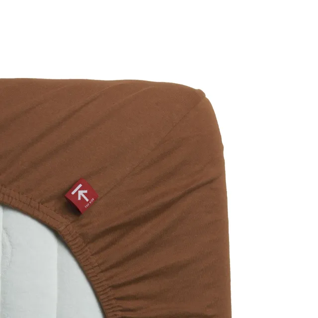 Beddinghouse Jersey Stretch splitlaken 160x200 cm terra