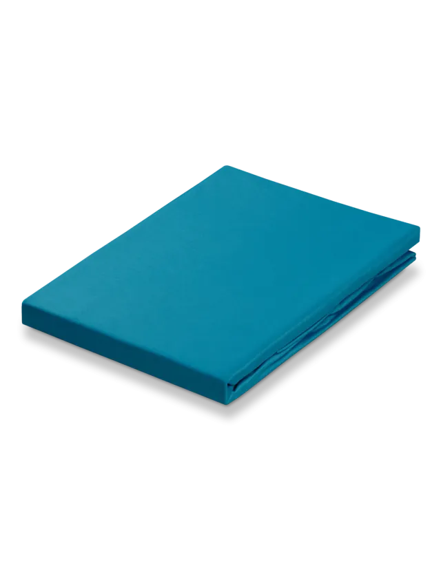 Vandyck Satijn satenglaken ocean blue bomull