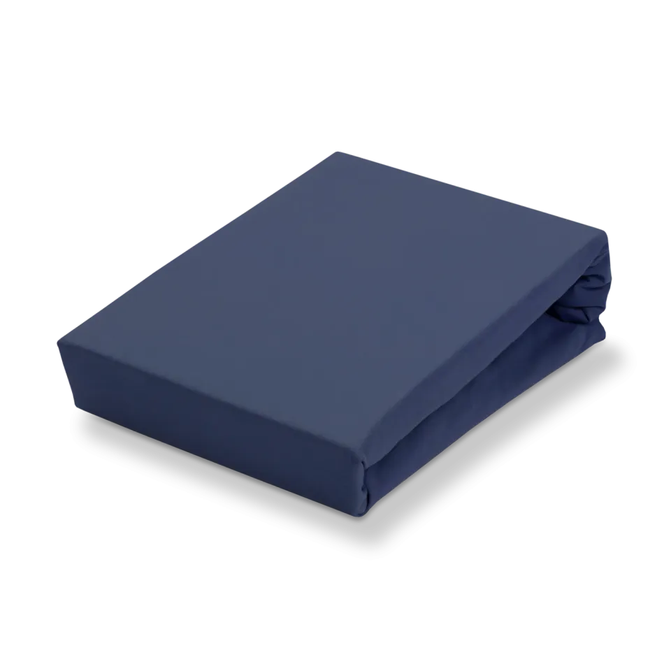 Vandyck Jersey Supreme laken navy økologisk 140x200
