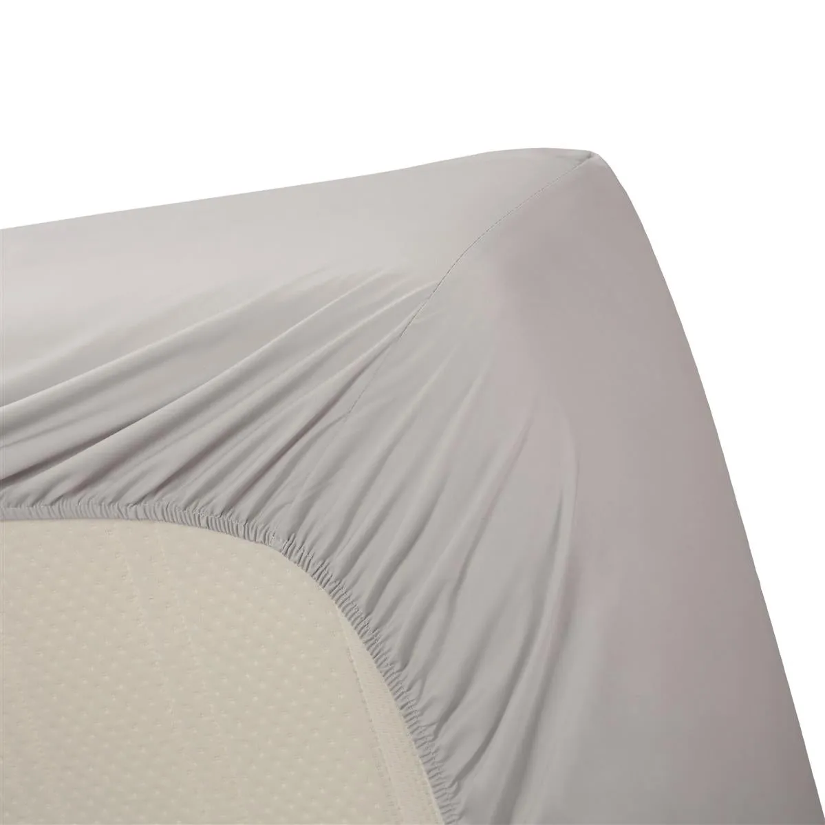 Beddinghouse Percale laken 90x200 lysegrått bomull