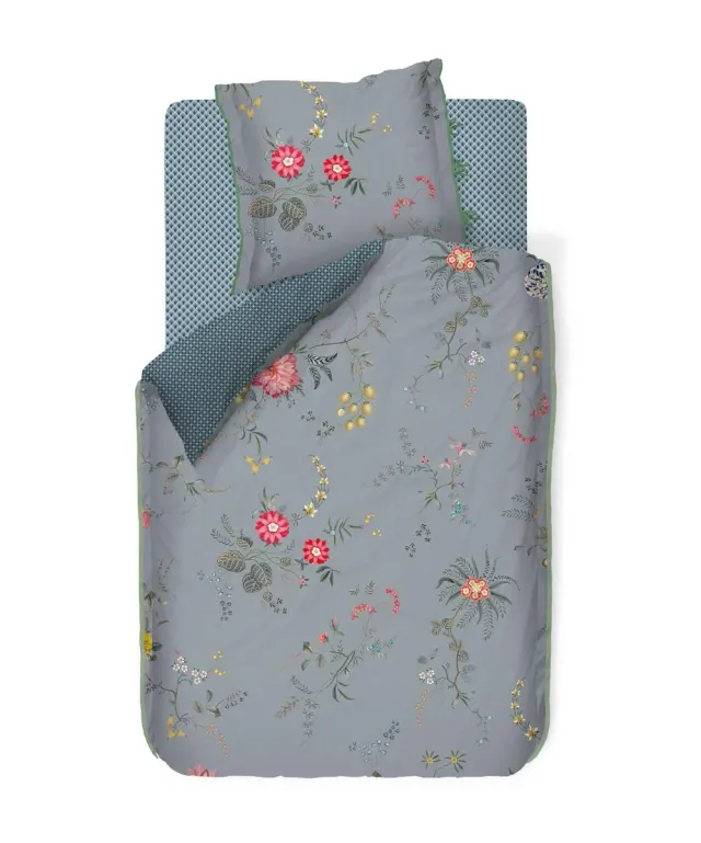 Pip Studio Fleur Grandeur dynetrekk 140x200 blå percale