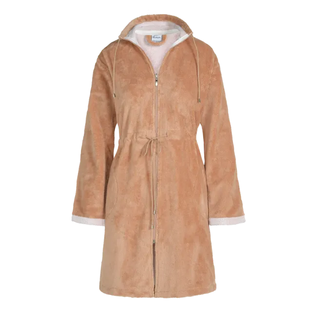 Vandyck Chicago badekåpe praline velour Medium