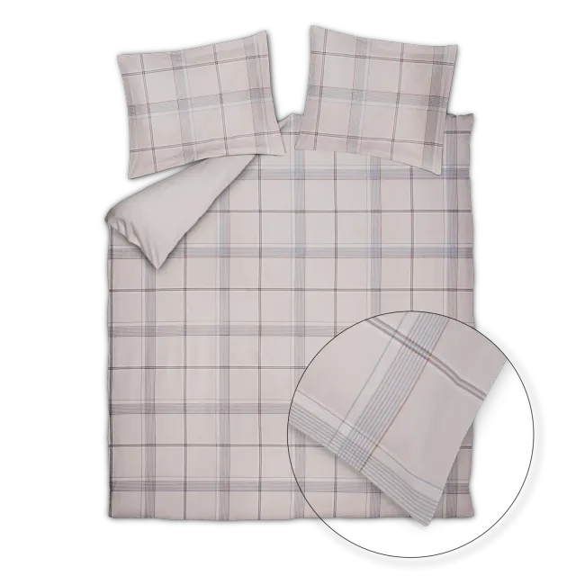 Vandyck Highland XL dynebetrekksett 260x240 rutete
