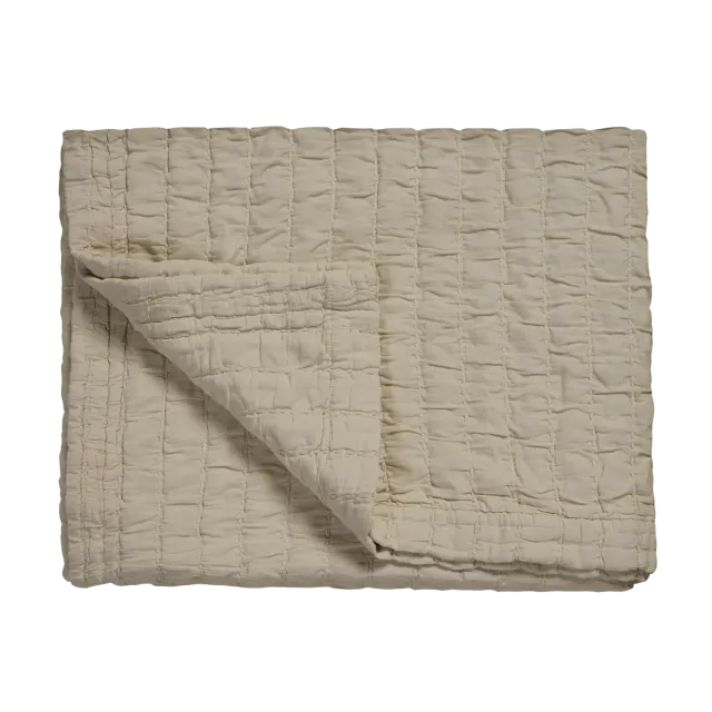 Vandyck Pure 64 sengeteppe 180x260 linen garment-dyed