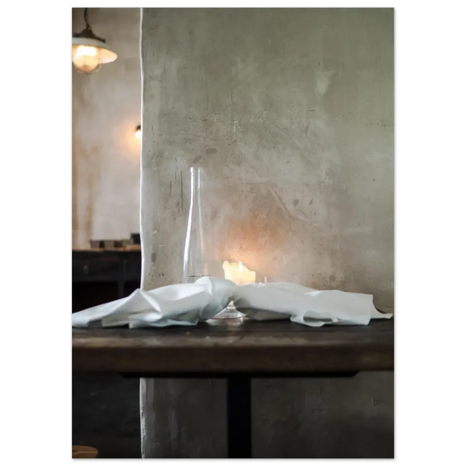Hellstrøm Table Septime kunsttrykk 40x60 cm halvblank