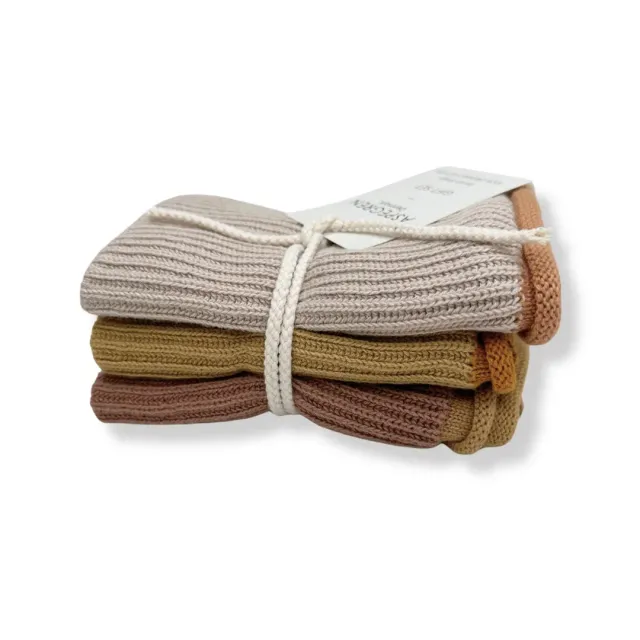 Aspegren Warm Sand kjøkkensett 3 kluter 26x26 cm bomull