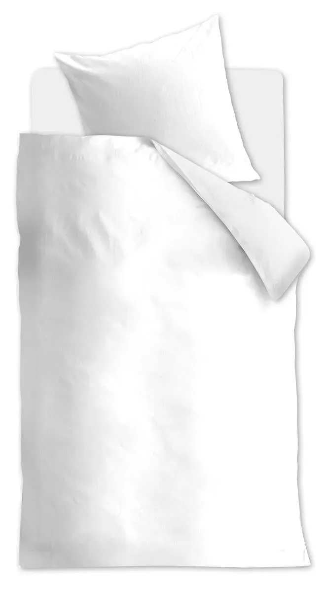 Beddinghouse Organic Basic dynetrekk 140x200 hvitt øko