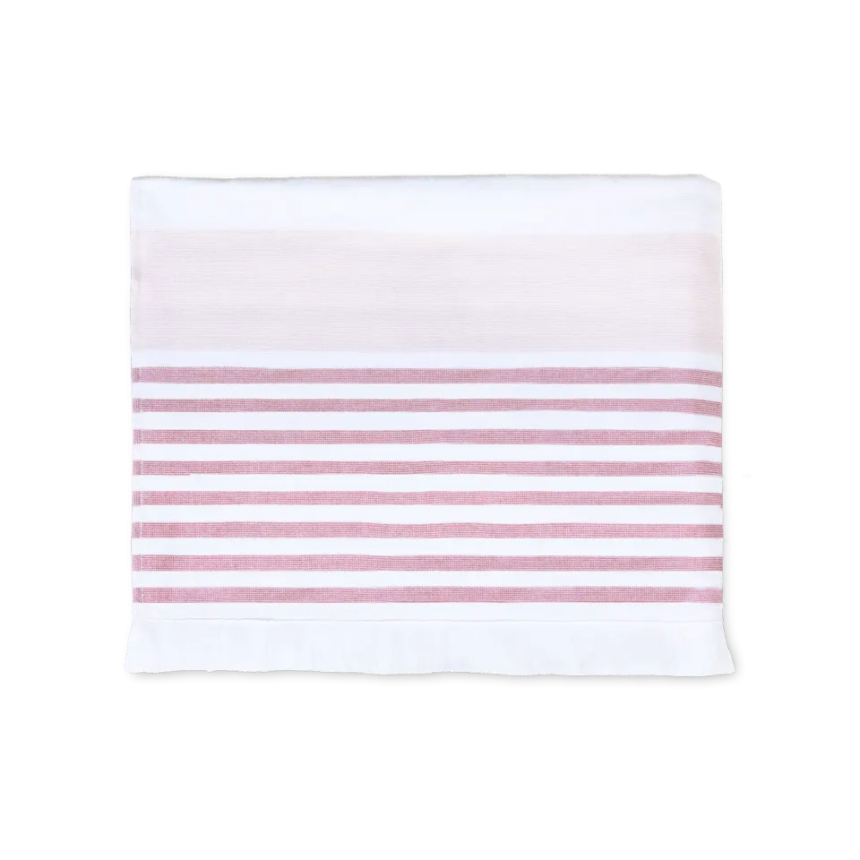 Vandyck Amalfi strandhåndkle sepia pink 90x180 – hamam