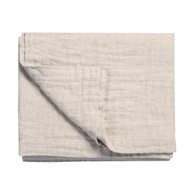 Vandyck Pure 22 sengeteppe 180x260 sand fiskeben