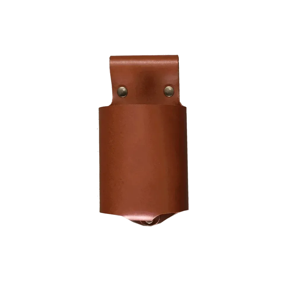 Xapron flaskeholder i skinn til forkle 20,5x8 cm