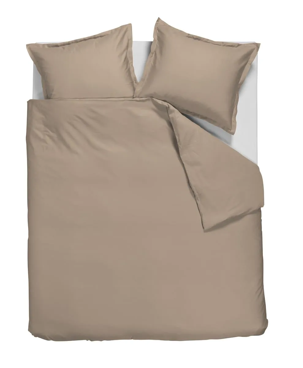 Ambiante Satin Uni dynetrekk 240x200 taupe sateng