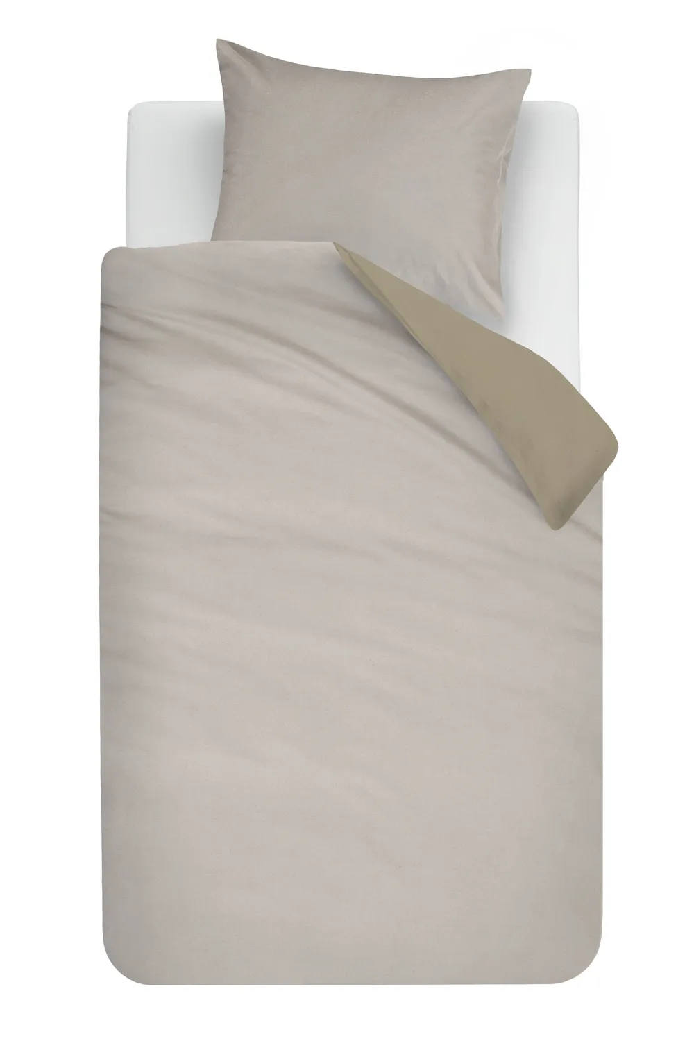 Beddinghouse Warm dynetrekk 140x200 sand flanell