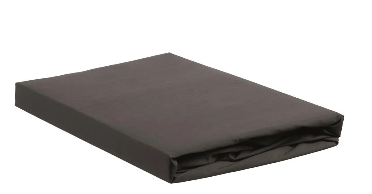 Beddinghouse topplaken percale 140x200 cm antrasitt
