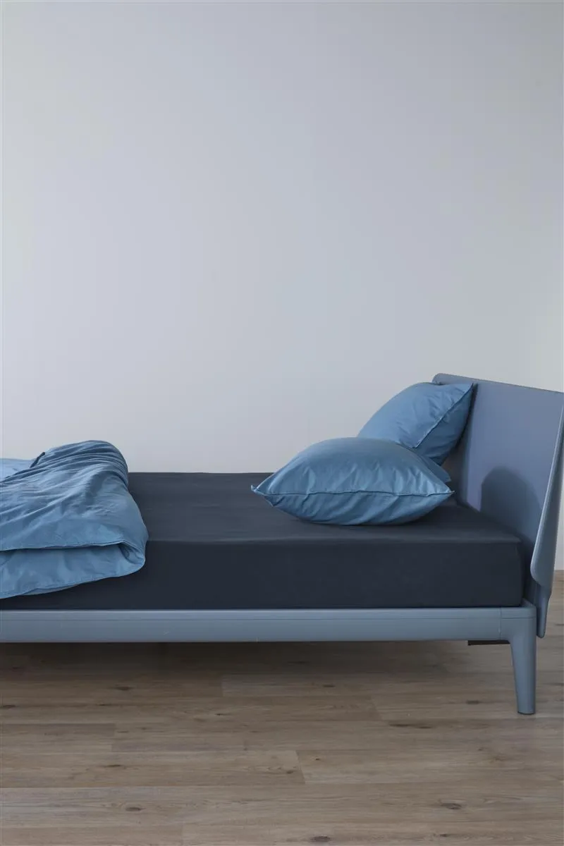 Beddinghouse Jersey laken 90x200-220 cm marineblå bomull