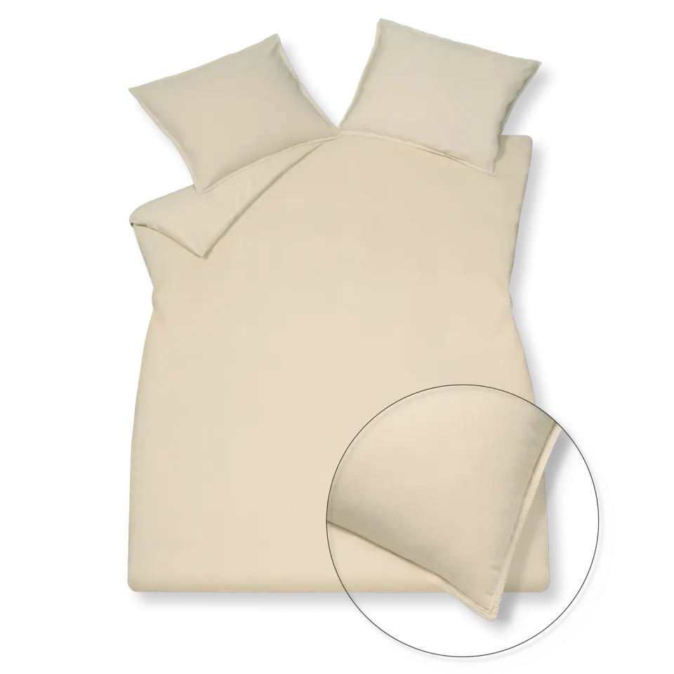 Vandyck Pure 47 dynetrekk natural 200x200 vasket bomull