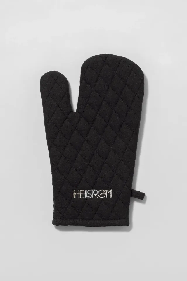 Hellstrøm Grytevott sort økologisk bomull 30x16 cm