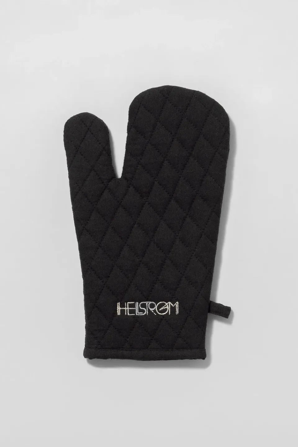Hellstrøm Grytevott sort økologisk bomull 30x16 cm