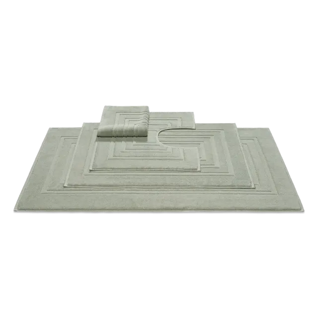 Vandyck Houston badematte smoke green 60x100 bomull