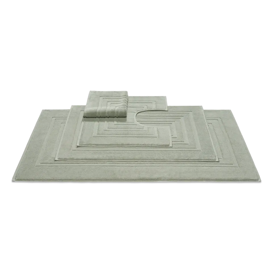 Vandyck Houston badematte smoke green 60x100 bomull
