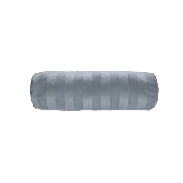 KAAT Amsterdam Softy Stripe pyntepute 22x70 cm blågrå fløyel