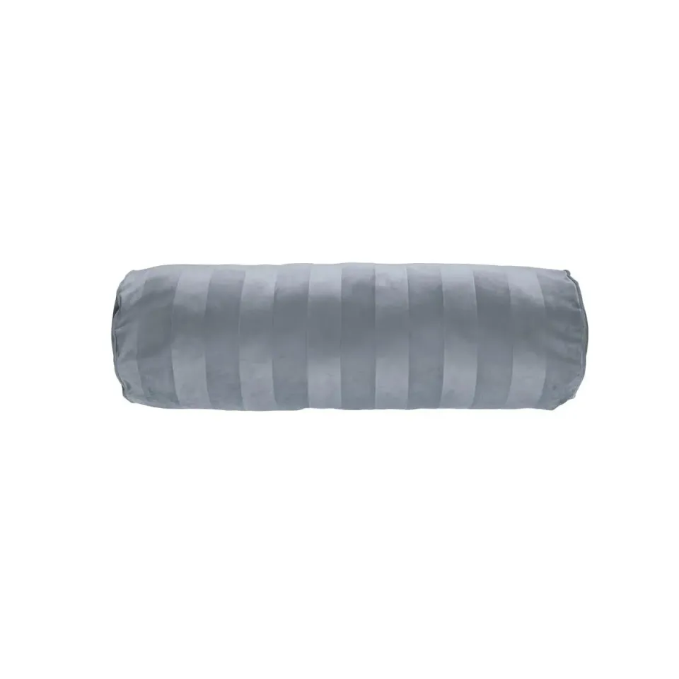 KAAT Amsterdam Softy Stripe pyntepute 22x70 cm blågrå fløyel