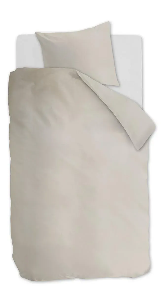 Ambiante Cotton Uni sengetøy 140x200 sand