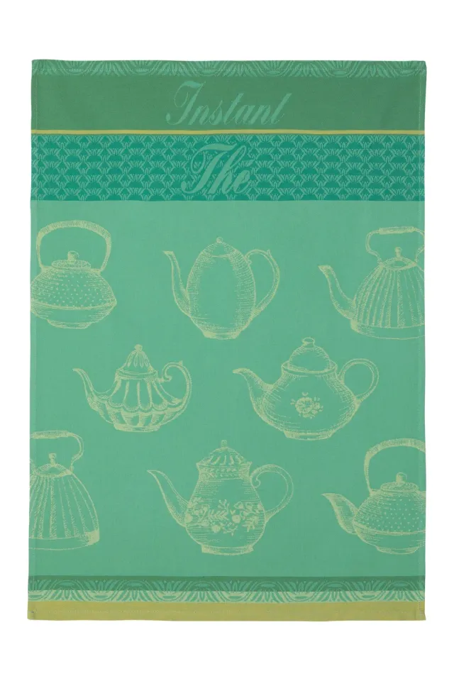 Coucke Green Tea Moment kjøkkenhåndkle grønn 50x75 bomull