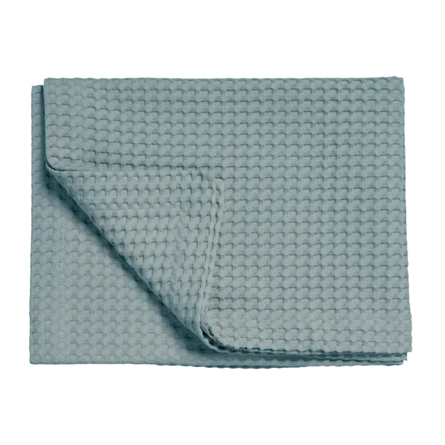 Vandyck Home Pique sengeteppe pearl blue 160x250 bomull