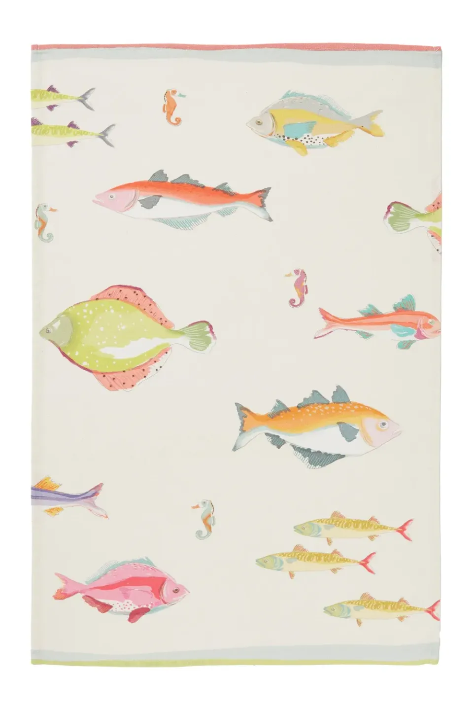 Coucke Diving kjøkkenhåndkle beige 50x75 cm bomull