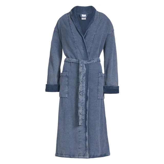 Vandyck Utah badekåpe faded denim Medium herre