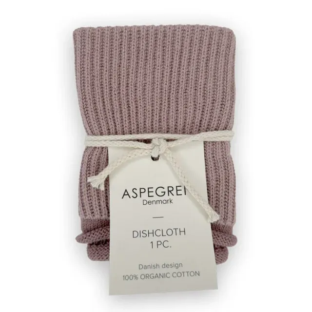 Aspegren Denmark Ripple Mauve klut 26x26 cm