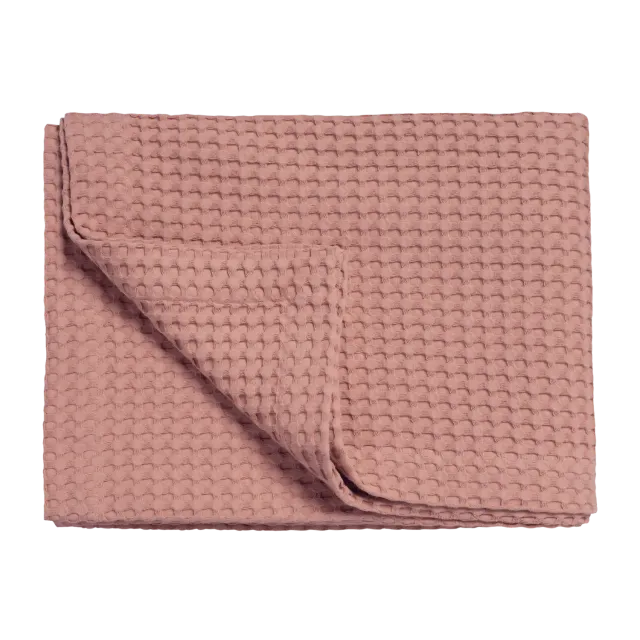 Vandyck Home Pique sengeteppe ash rose bomull