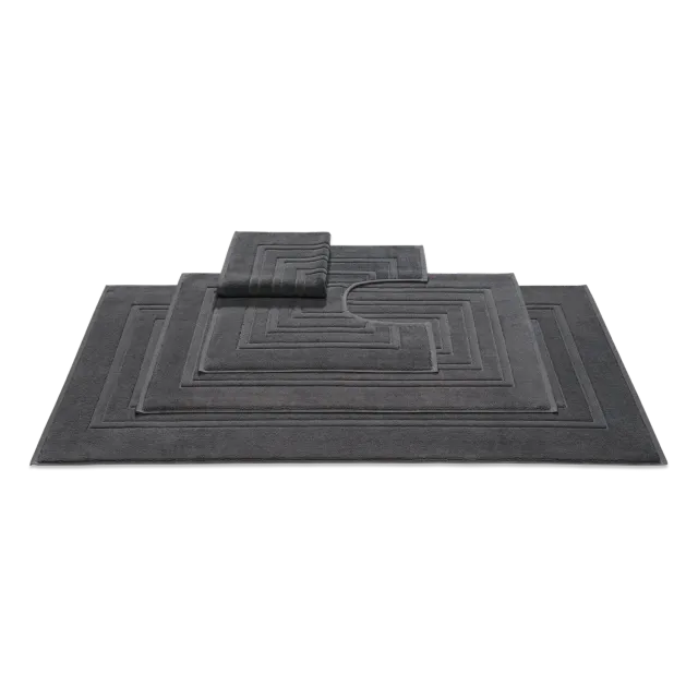 Vandyck Houston badematte 60x100 dark grey bomull