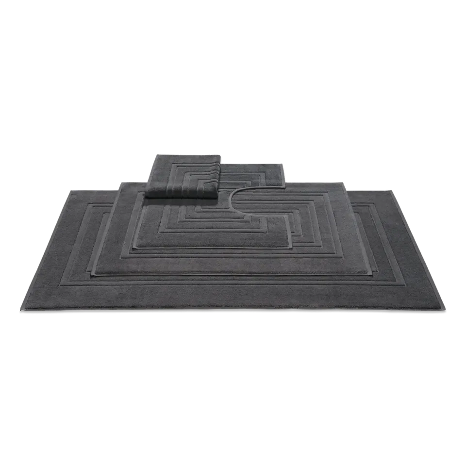 Vandyck Houston badematte 60x100 dark grey bomull