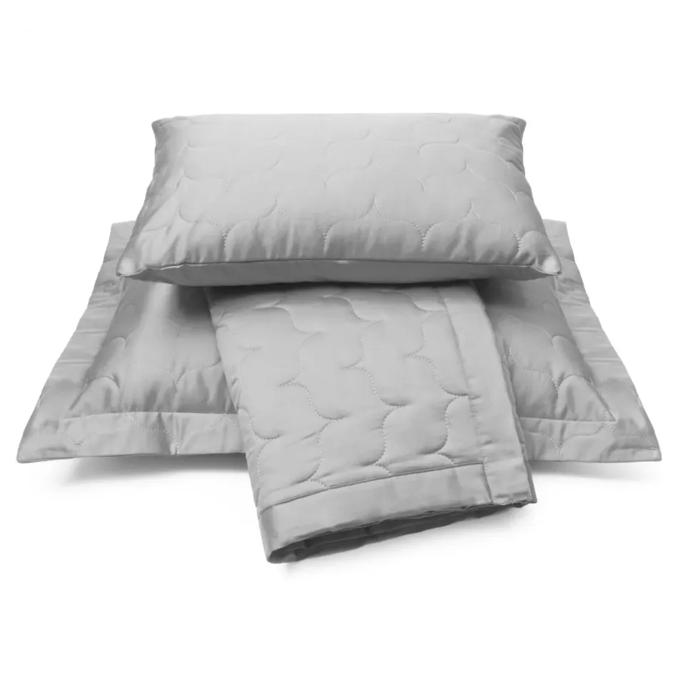 Vandyck Satin sengeteppetrekk 60x70 steelgrey sateng