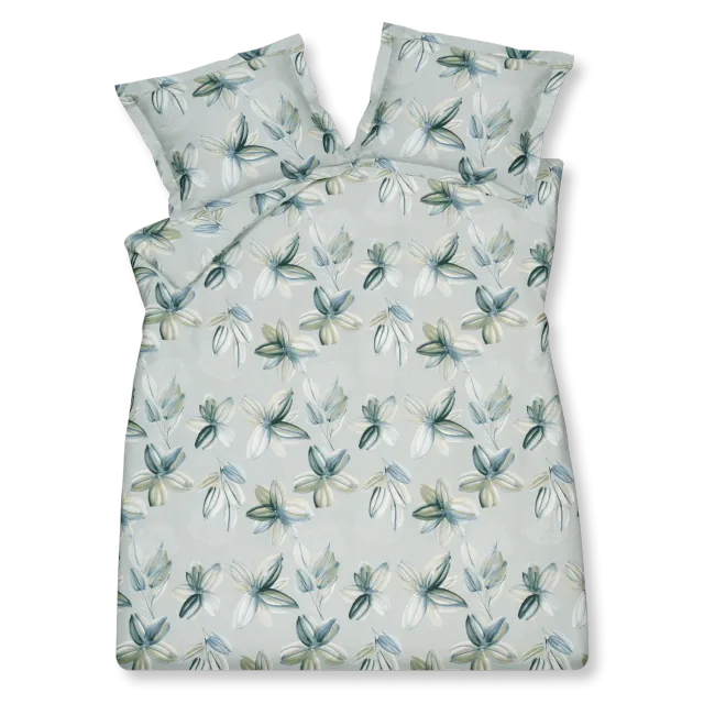 Vandyck Flower Party dynetrekk pearl blue blomst