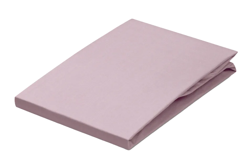Vandyck Percale laken sepia pink 90x200 bomull