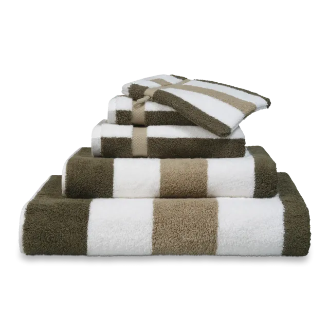 Vandyck Vancouver håndkle 55x100 salie stripet