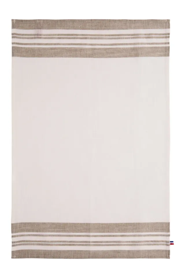 Coucke Alabaster kjøkkenhåndkle 50x75 beige lin