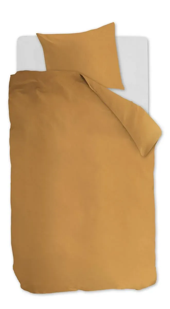 Ambiante Cotton Uni dynetrekk 140x200 oker bomull