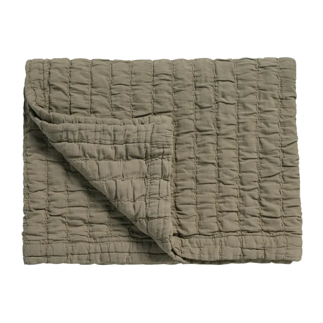 Vandyck Pure 64 sengeteppe thyme 180x260 bomull
