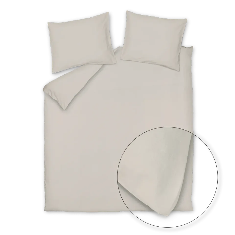 Vandyck Pure Serene dynetrekksett stone 2-pers hamp